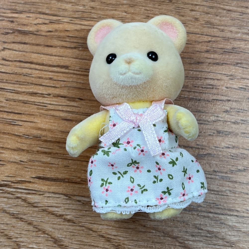 Calico Critters Cuddle Bear Family- Baby Girl Bear